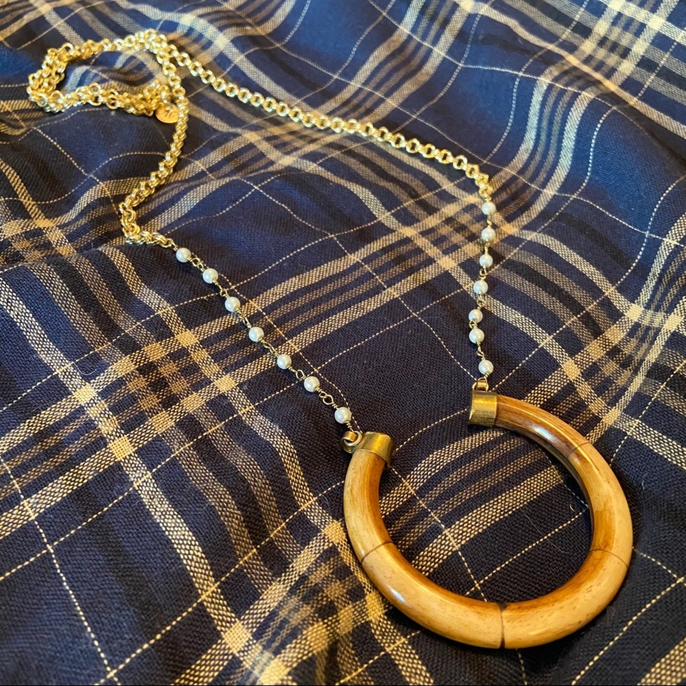 Bamboo Pendant Necklace